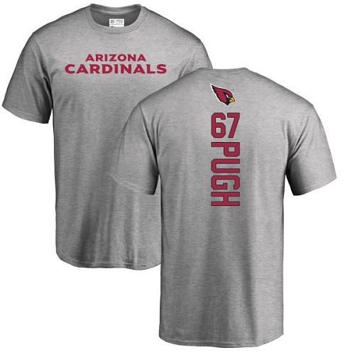 Arizona Cardinals Men Ash Justin Pugh Backer NFL Football #67 T Shirt
